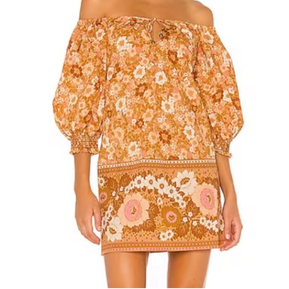 Spell and the Gypsy Anne Tunic Dress in Peach